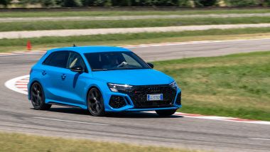 Audi RS3 con torque splitter: reazioni fulminee