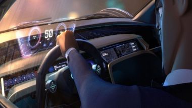 Audi RSQ E-Tron: gli interni futuristici