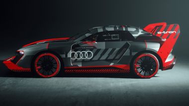 Audi S1 e-tron quattro Hoonitron: due motori elettrici e telaio in fibra di carbonio