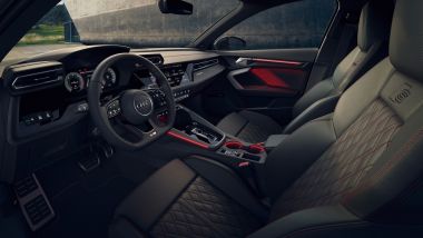 Audi S3 2024, l'abitacolo
