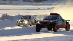 Audi quattro S1 Rally vs Audi RS Q e-tron Dakar in video