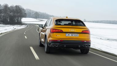 Audi SQ5 Sportback TDI: visuale posteriore