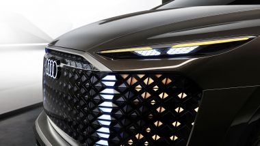 Audi urbansphere concept: il frontale a tutta luminosità