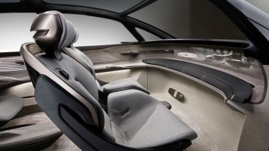 Audi urbansphere concept: il posto guida con il volante occultato