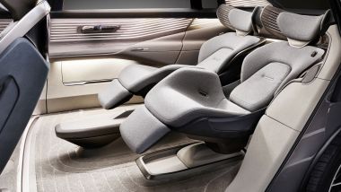 Audi urbansphere concept: le sedute posteriori reclinate