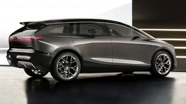 Audi urbansphere concept: visuale di 3/4 posteriore