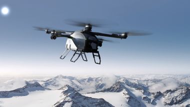 Autonomia di 20 minuti, altitudine massima 500 metri