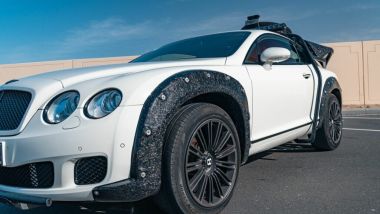 Bentley Continental GT Speed ''Safari'', dettaglio dei passaruota