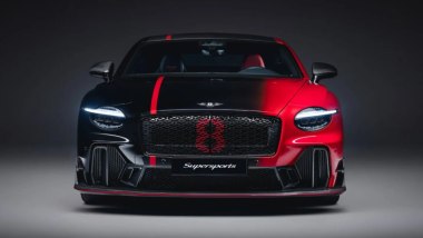 Bentley Supersports Dragon by Mulliner: sfumatura nera e rossa e numero 8