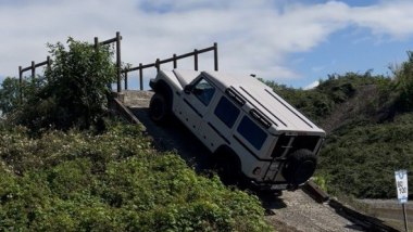 BFGoodrich All Terrain A/T KO3: tutta la trazione su una salita con inclinazione al 100%
