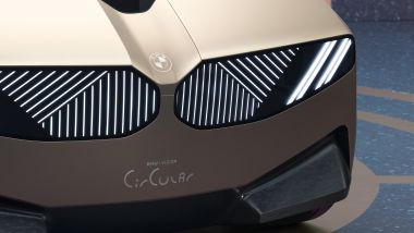 BMW i Vision Circular, dettaglio del doppio rene reso in digital design