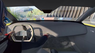BMW i Vision DEE: l'innovativo Head-Up Display a tutta larghezza