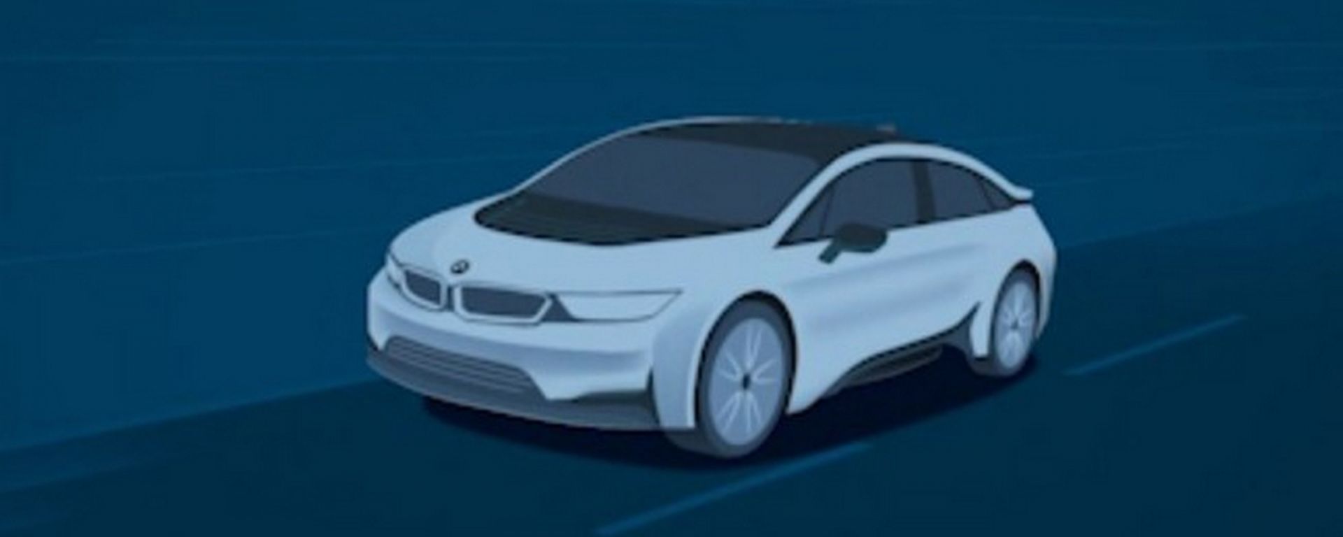 BMW i5, il teaser della concept elettrica a quattro porte