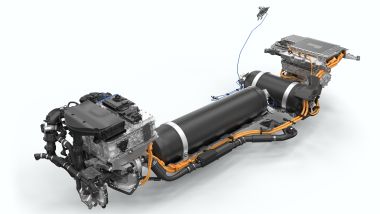 BMW iX5 Hydrogen: il sistema propulsivo