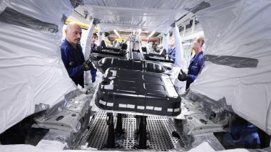 BMW iX5 Hydrogen: l'alloggiamento delle batterie