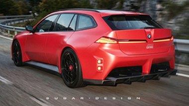 BMW M Neue Klasse Touring: il rendering di Sugardesign_1 per una M3 elettrica SW