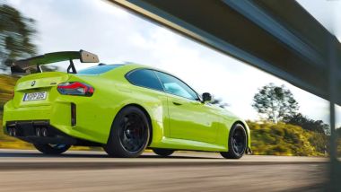 BMW M2 M Performance Track kit: l'ala posteriore cambia l'incidenza per variare il carico