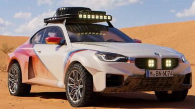 BMW M240i Zeus Offroad: il concept M2 Dakar nato come pesce d'aprile 2025