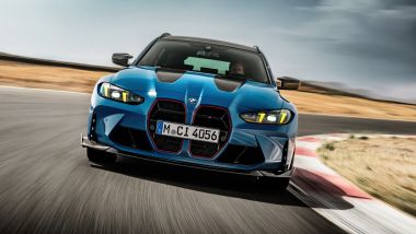 BMW M3 CS Touring 2025, acc. 0-100 km/h in 3,5 secondi