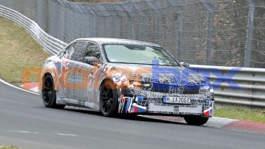 BMW M3 elettrica, 3/4 anteriore