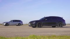 Drag race: Audi RS4 Avant vs BMW M3 Touring in video