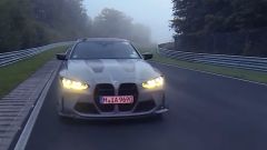 Video nuova BMW M4 CSL in pista al Nurburgring