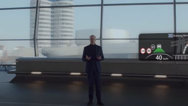 BMW Panoramic Vision: l'head-up display esteso alla conferenza annuale 2023 del costruttore