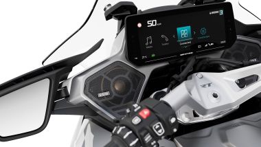 BMW R 1300 RT 2026, lo schermo TFT è da ben 10,25''