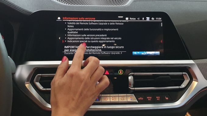 Remote software upgrade bmw