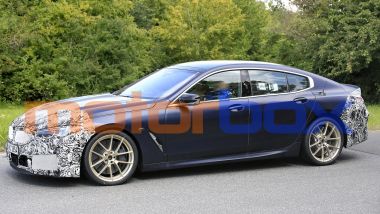 BMW Serie 8 GranCoupé facelift: visuale laterale