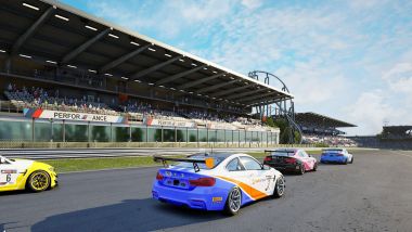 Bmw Sim Media Challenge 2021: la Bmw M4 GT4 di MotorBox al Nurburgring