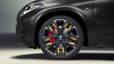 BMW X2 Edition GoldPlay: i cerchi da 20 pollici