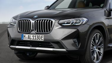 BMW X3 2022 facelift: il nuovo frontale