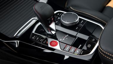 BMW X3 M Competition 2022: la nuova console centrale