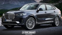 BMW X8, in arrivo un Suv coupé su base X7? I rumors, il rendering