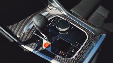 BMW XM Label Red, la console centrale