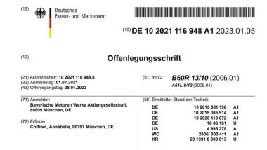 Brevetto BMW: il documento divulgativo sul sistema di diffusione studiato dai tedeschi