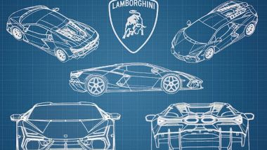 Brevetto nuova Lamborghini: lancio previsto nel 2024