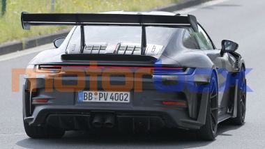 Brevetto Porsche: la coda della 911 GT3 RS con i deviatori sul paraurti posteriore