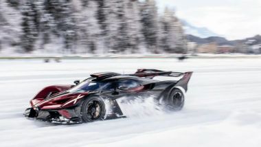 Bugatti a The ICE: una delle tre Bolide portate all'evento mondano di St. Moritz in Svizzera