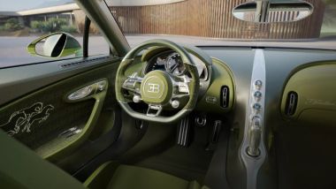 Bugatti Brouillard: sfumature del verde e inserti esclusivi per l'abitacolo dell'auto