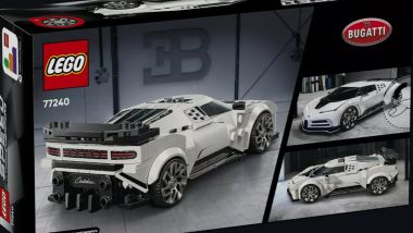 Bugatti Centodieci Lego: la scatola di montaggio della hypercar di Molsheim