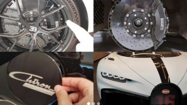 Bugatti Chiron Pur Sport: una parte della pagina Facebook il tagliando in corso