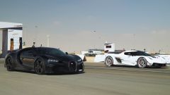 Video drag race Bugatti Chiron Super Sport vs Koenigsegg Jesko