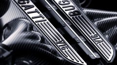 Bugatti, nuovo motore V16 ibrido: debutto, foto, video teaser