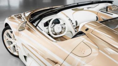 Bugatti Mistral La Perle Rare: l'abitacolo del tutto personalizzato su misura