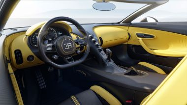 Bugatti W16 Mistral: l'abitacolo
