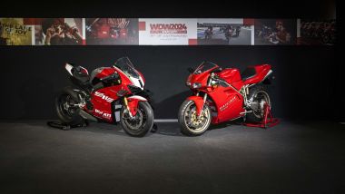 Buon compleanno 916: la Ducati Panigale V4 30° Anniversario e l'antenata