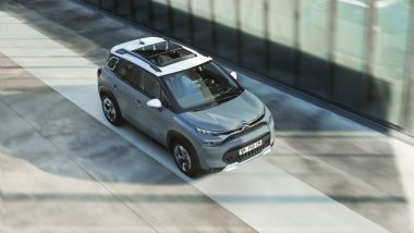 C3 Aircross restyling, visuale dall'alto