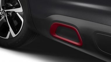 C5 Aircross C-Series: l'airbump in rosso anodizzato